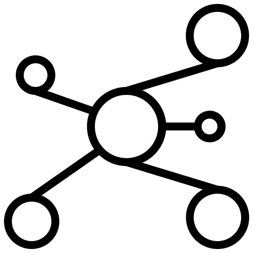Network networking interface social network icon Network networking interface social network icon