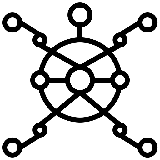 Network connector particle patterns icon Network connector particle patterns icon