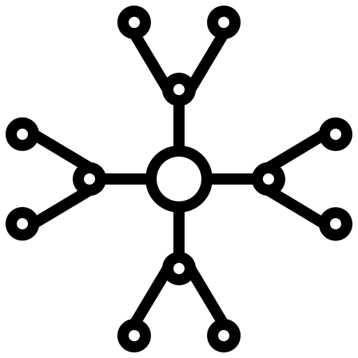 Network connector interface social network icon Network connector interface social network icon