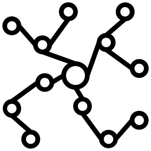 Network connector particle patterns icon Network connector particle patterns icon