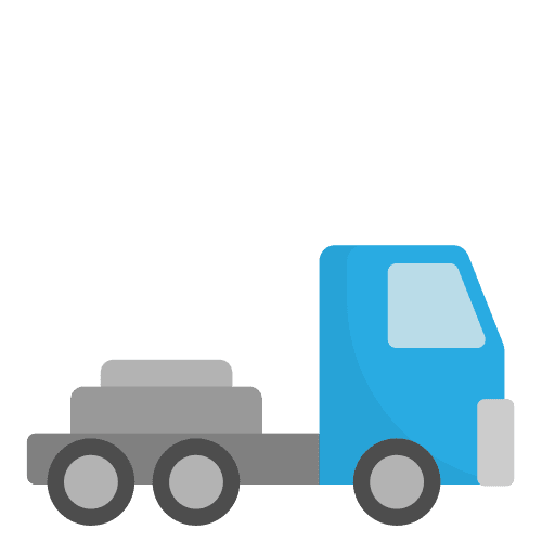 Big truck travel vehicle big truck icon