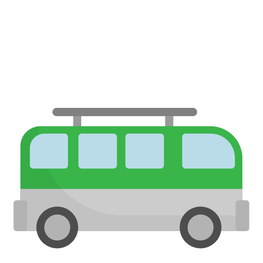 Campervan transport camping vehicle icon Campervan transport camping vehicle icon