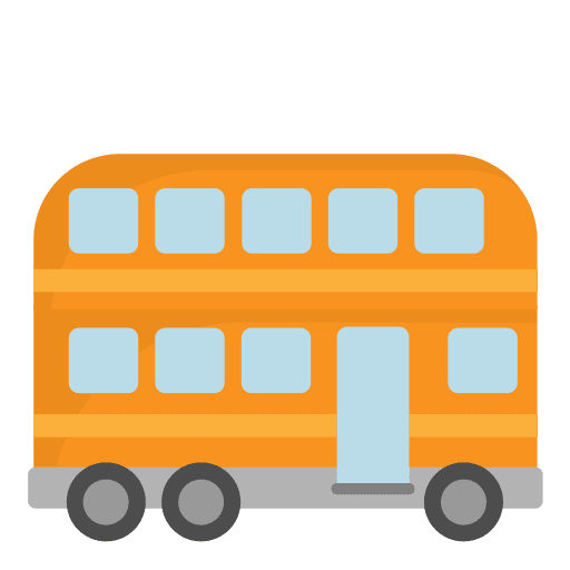 Double decker bus bus public transport transportation icon Double decker bus bus public transport transportation icon