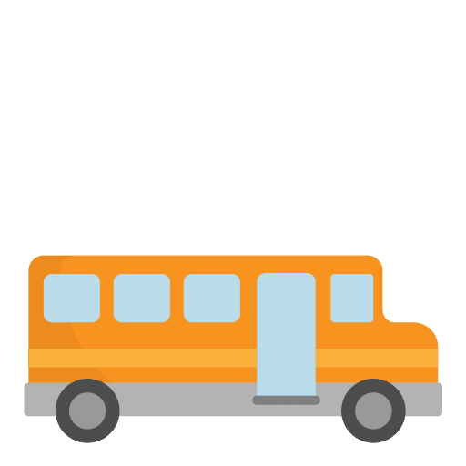 School bus school bus vehicle transportation icon