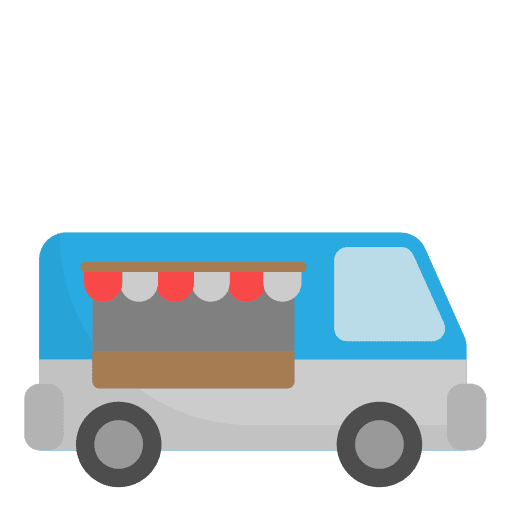 Food truck vehicle transportation food truck icon Food truck vehicle transportation food truck icon