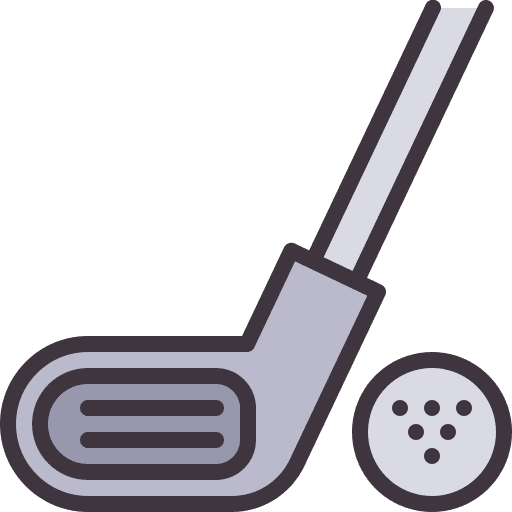Golf golf ball golf club golf equipment icon Golf golf ball golf club golf equipment icon