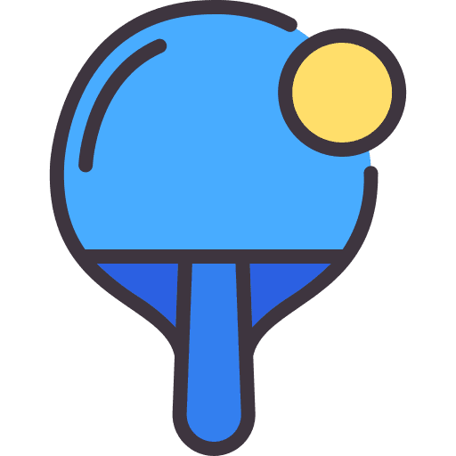 Ping pong free time hobbies and free time tennis icon Ping pong free time hobbies and free time tennis icon