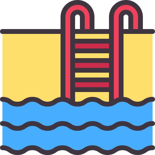 Swimming pool holidays water sport swimming pool icon