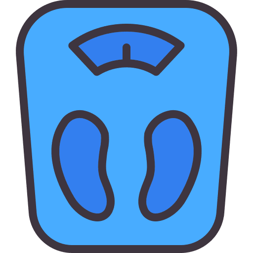 Weight scale healthcare and medical logistics package icon Weight scale healthcare and medical logistics package icon