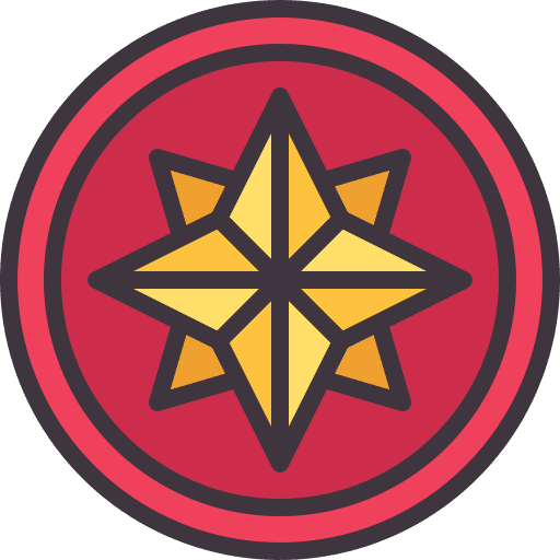 Windrose orientation rose maps and location icon Windrose orientation rose maps and location icon