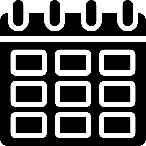 Calendar time administration time and date icon