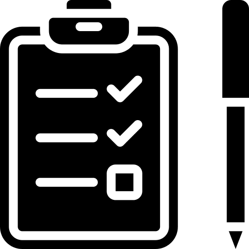 Check list check list verification appraisal icon