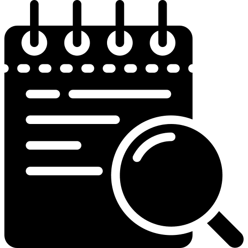 Magnifying glass ui find magnifier icon