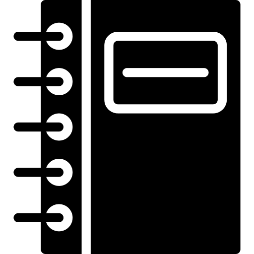 Notebook notepad writing tool interface icon