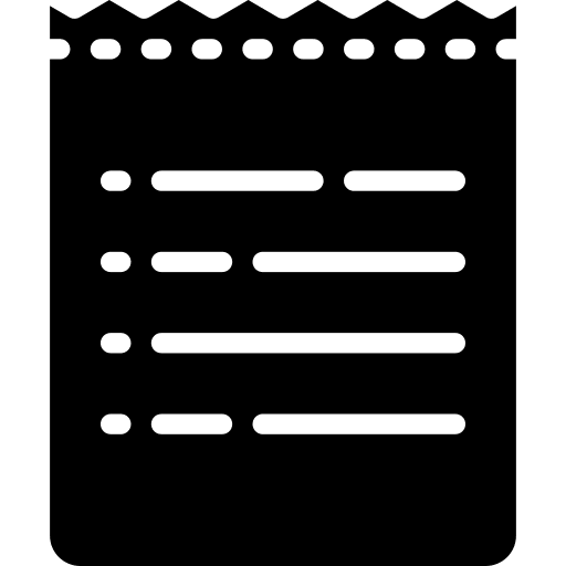 Notes list document notes icon