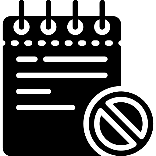 Notes notes block file icon