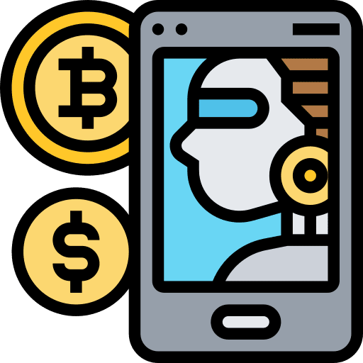 Fintech fintech online financial icon Fintech fintech online financial icon