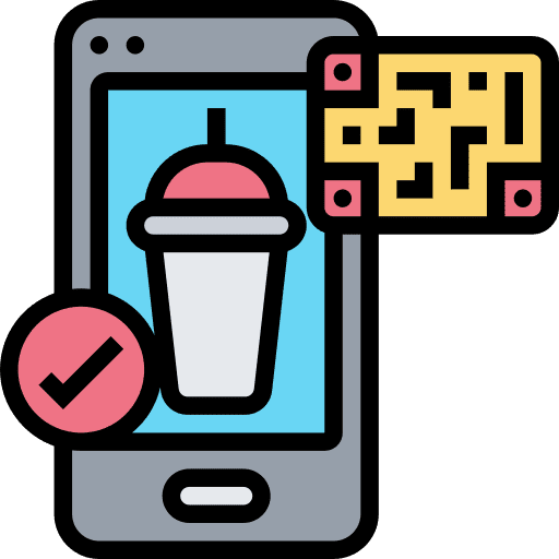 Mobile payment commerce and shopping ecommerce qr code icon Mobile payment commerce and shopping ecommerce qr code icon