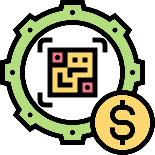 Qr code scanning qr code price icon Qr code scanning qr code price icon