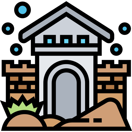 Underwater atlantis underwater lost icon