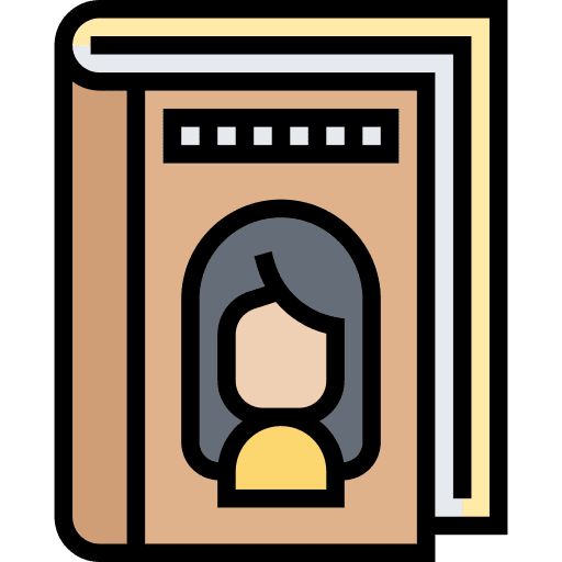Book beauty haircut book icon Book beauty haircut book icon
