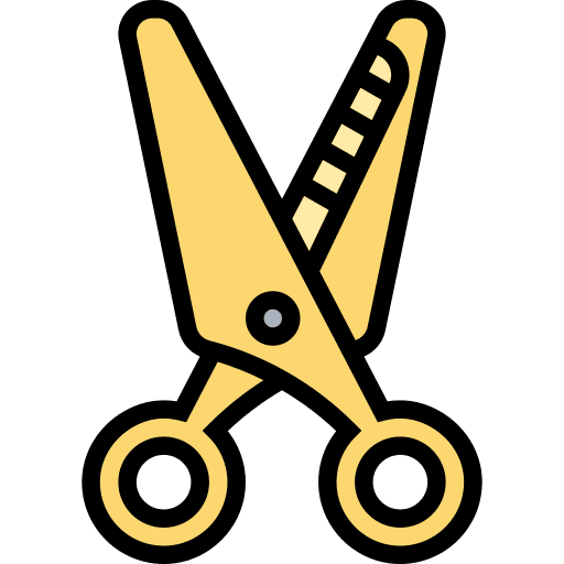 Scissors haircut barber beauty icon Scissors haircut barber beauty icon