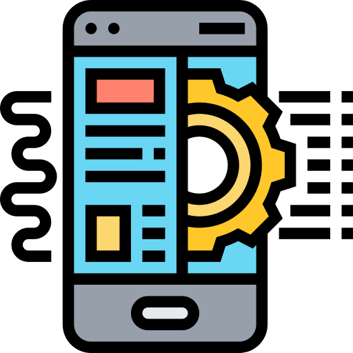 Automated electronics software information icon