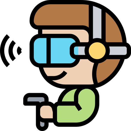 Virtual reality augmented reality electronics virtual reality icon