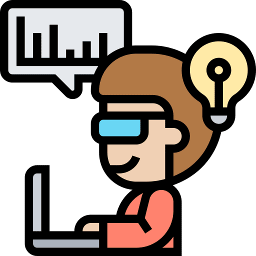 Developer avatar computing man icon