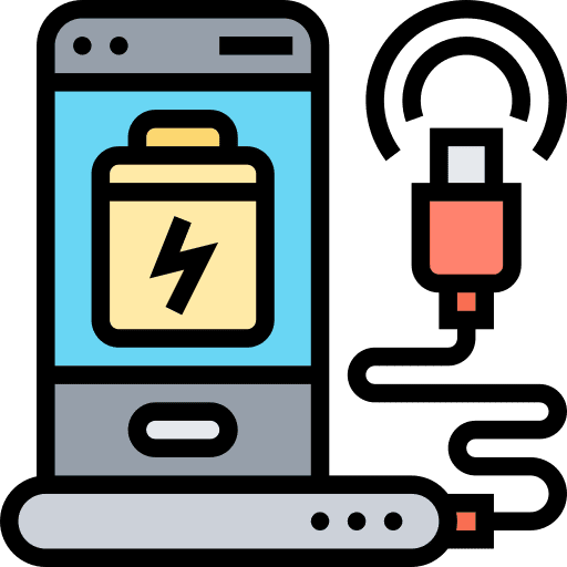 Wireless charging wireless charging battery electronics icon Wireless charging wireless charging battery electronics icon