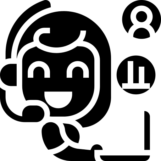 Consultant consulting operator customer icon