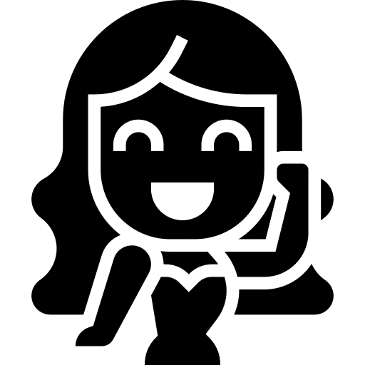 Model woman job people icon