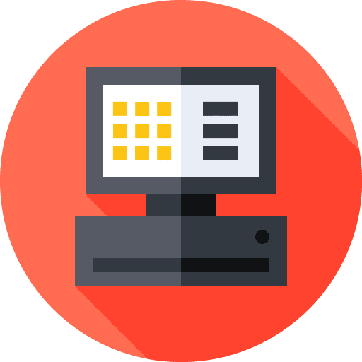 Cashier machine payment cashier machine commerce and shopping icon
