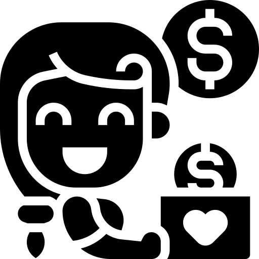 Volunteer helper professions and jobs occupation icon