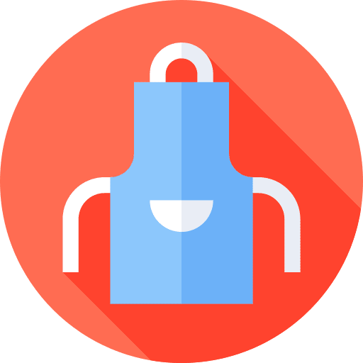 Apron kitchen food apron icon Apron kitchen food apron icon