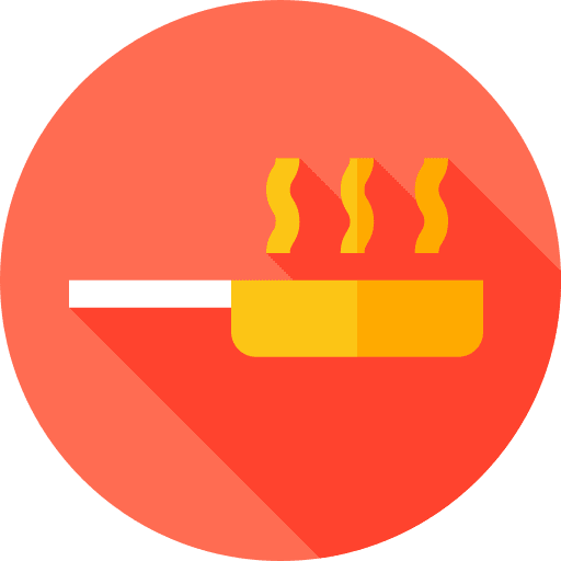 Pan food and restaurant cooking frying pan icon Pan food and restaurant cooking frying pan icon
