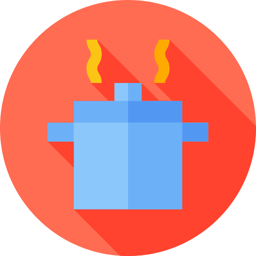 Cooking pot food and restaurant soup saucepan icon Cooking pot food and restaurant soup saucepan icon