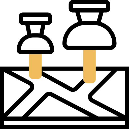 Map pin maps and location localize pin icon