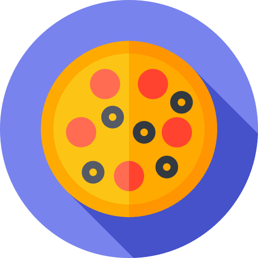 Pizza food and restaurant pizza fast food icon Pizza food and restaurant pizza fast food icon