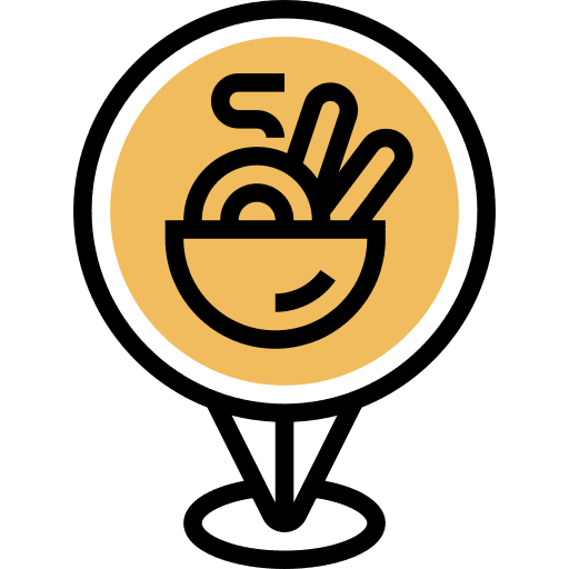 Restaurant map pointer maps and location food icon Restaurant map pointer maps and location food icon