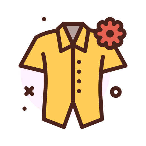 Shirt shirt hawaii flower icon