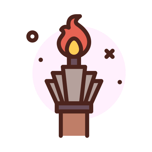 Torch flame furniture and household romantic icon Torch flame furniture and household romantic icon