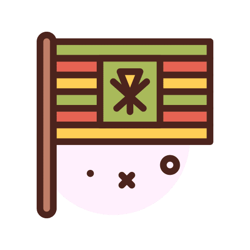 Flag state hawaii cultures icon Flag state hawaii cultures icon