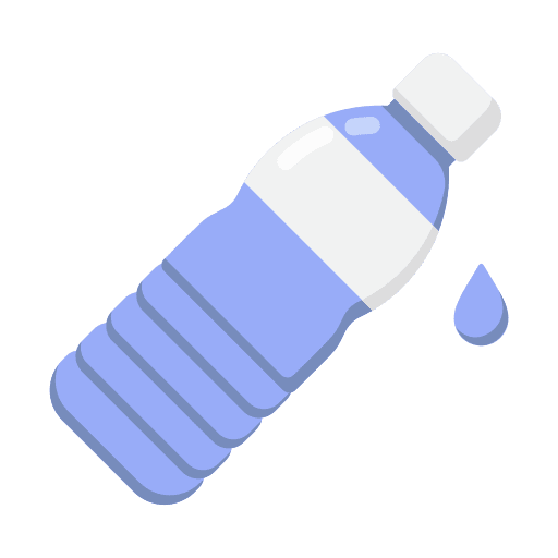 Water bottle drink bottle beverage summertime icon