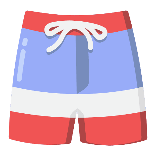 Swimwear fashion swimsuit short icon Swimwear fashion swimsuit short icon