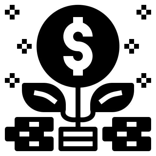 Grow up investment growing growth icon