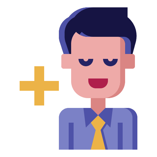 Account leader speech leadership icon