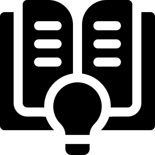 Learning creativity open book knowledge icon Learning creativity open book knowledge icon