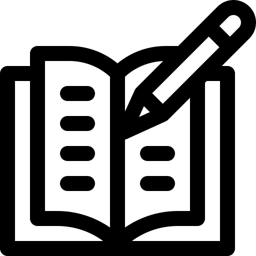 Write write homework education icon