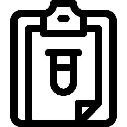 Experiment experiment certificate document icon
